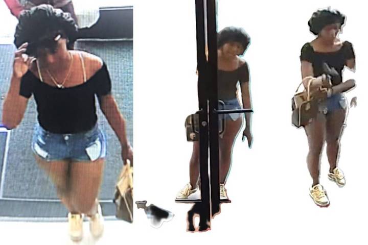 Las Vegas police are asking for the public's help in identifying a woman who is accused of atta ...