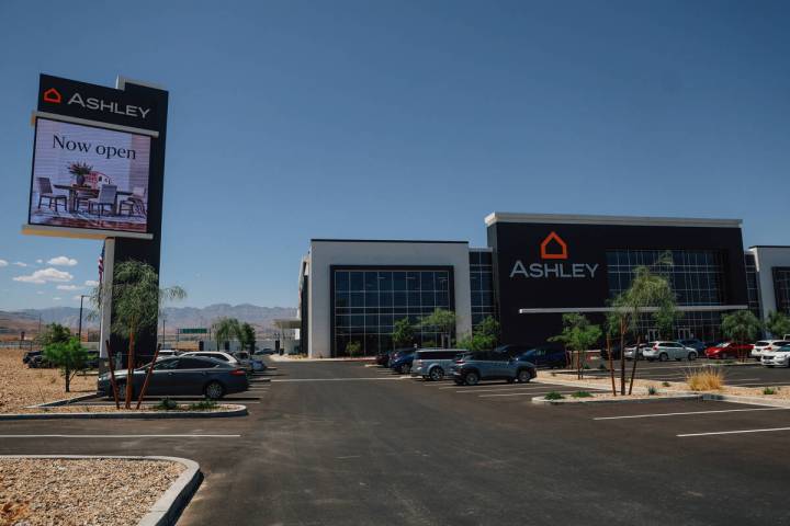 Ashley Furniture on Friday, May 30, 2025, in Las Vegas. (Madeline Carter/Las Vegas Review-Journal)