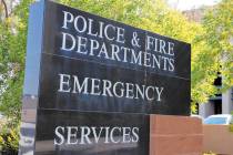 Henderson Police and Fire Departments pictured, on Thursday, July 25, 2024. (Bizuayehu Tesfaye/ ...