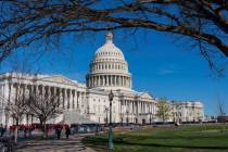 File - The Capitol is seen in Washington, March 25, 2025. (AP Photo/J. Scott Applewhite, File)